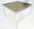 Flip Top 40" Square Crome Base Smoked Glass Top Dining Table 84" Extended Clean! For Sale - Image 10 of 18