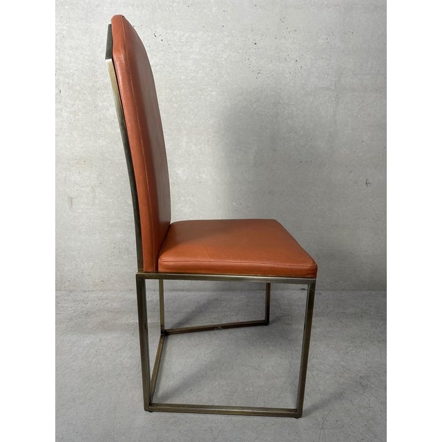 Vintage Design Regency Dining Table & Chairs from Belgo Chrome, Set of 7 For Sale - Image 15 of 18