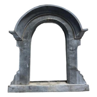 French Zinc Window with Mirror For Sale