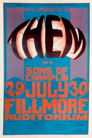Wes Wilson, Sons of Champlin, Lithograph, 1966
