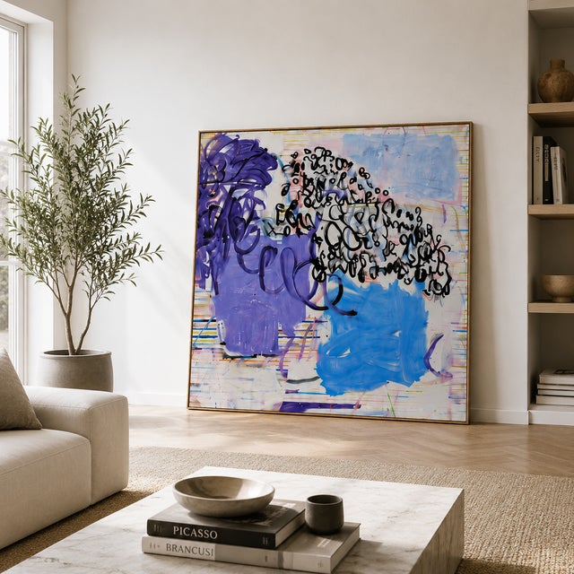 This artwork is exclusive to IdeelArt In this dynamic body of work, Manuela Karin Knaut balances raw, intuitive expression...