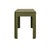 Matthew Izzo Home Theo Three Drawer Olive Green Lacquer Desk With Brass Beetle Knobs For Sale - Image 9 of 11