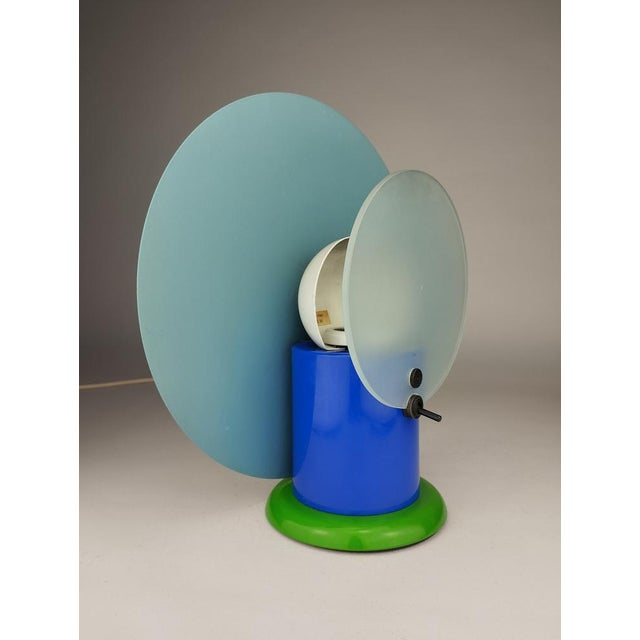 1980s Round Table Lamp by Michele De Lucchi for Bieffeplast, 1983 For Sale - Image 5 of 15