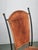Black European Brutalist Wrought Iron and Cognac Leather Dining Chair, 1990s For Sale - Image 8 of 14