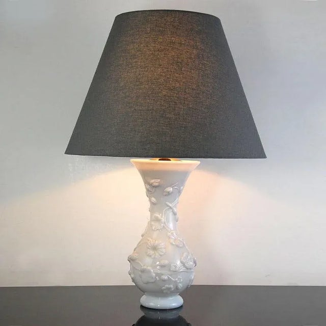 Belgian Pressed Glass Table Lamp from Baccarat, 1960s For Sale - Image 3 of 8