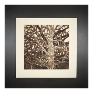 Ruth Leaf, Tree Forms Fugue, Embosed Screenprint, Limited Edition Etching 24/35 Signed