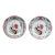 Chinese Export Famille Rose Porcelain Pair of Large Dishes, Circa 1735–1750 For Sale