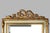 France / 1950s / mirror / gold leaf decorated / resin / hand crafted Impressive classic large French mirror in resin,...