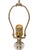 Glass Late 20th Century Crystal Orb Table Lamp With Black Pleated Shade and Black Marble Base For Sale - Image 7 of 8