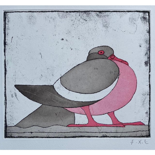 Brown François-Xavier Lalanne, The Pigeon, 2004, Aquatint For Sale - Image 8 of 10