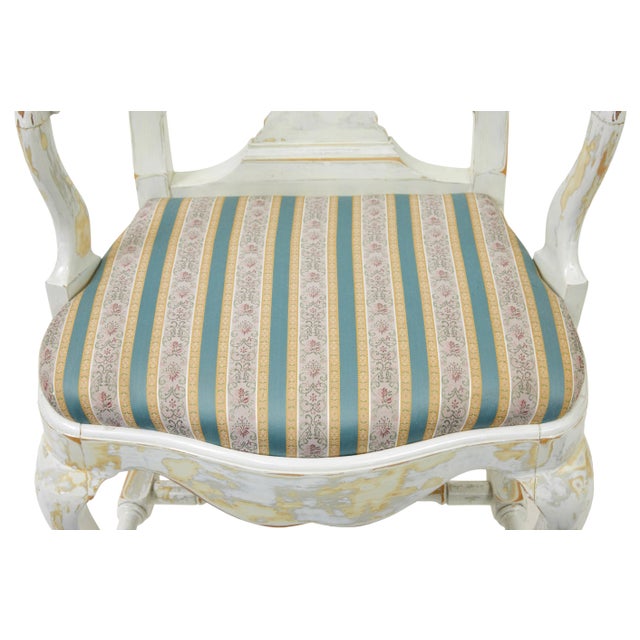 Queen Anne Lacquered Dining Chairs, 1920s, Set of 14 For Sale - Image 3 of 13