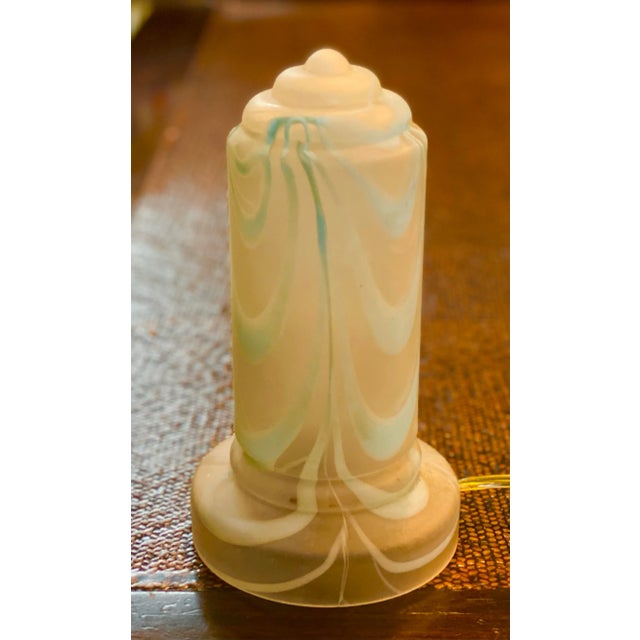 Art Deco Murano Glass Lamp For Sale - Image 4 of 6