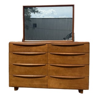 Heywood-Wakefield Encore Mid-Century Modern 9-Drawer Dresser For Sale