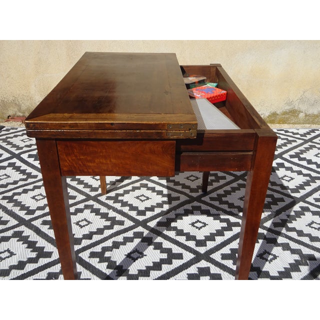 Antique Game Table in Walnut, 1800s For Sale - Image 17 of 18