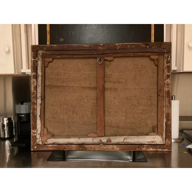 Bruges Canal View Oil on Canvas Painting For Sale In Washington DC - Image 6 of 6