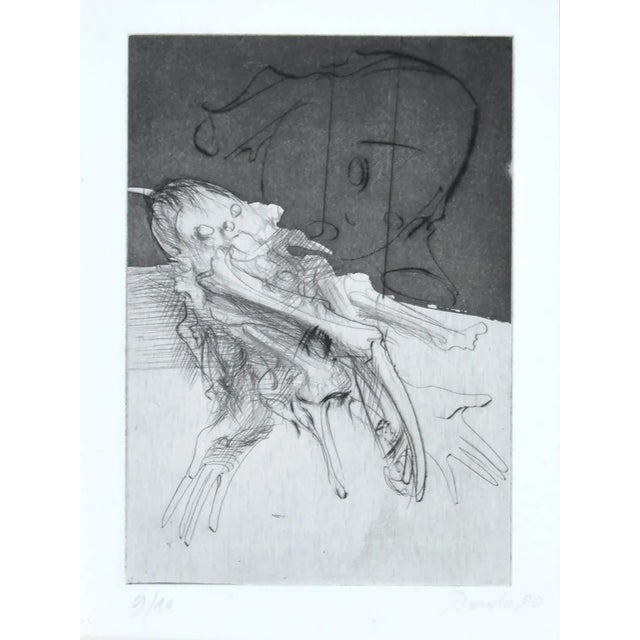 Dado (Miodrag Djuric) - Figure - Original Etching - 1980 For Sale