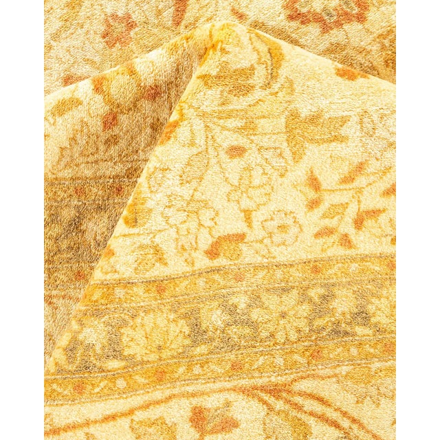 Textile Mogul, One-of-a-Kind Hand-Knotted Area Rug - Ivory, 9' 1" x 11' 10" For Sale - Image 7 of 8