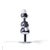 Silver Mid 20th Century Torino Mid Century Modern Robot Lamp For Sale - Image 8 of 10
