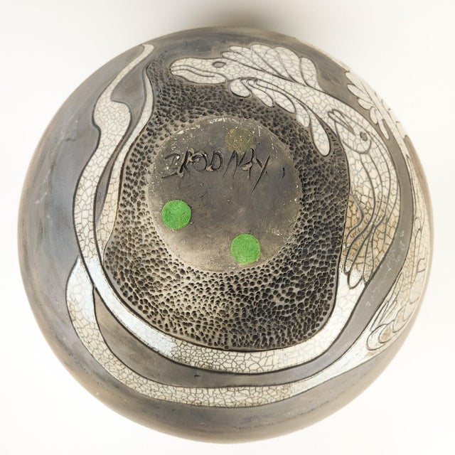 Monumental Randy Brodnax Covered Vessel With Frogs For Sale - Image 11 of 13