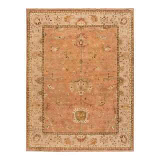 Modern Handmade Tabriz Style Wool Rug For Sale