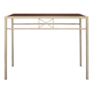 Modern Console Table in Wood and Metal For Sale