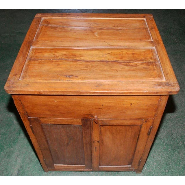 British Colonial Teak Nightstand For Sale - Image 4 of 10