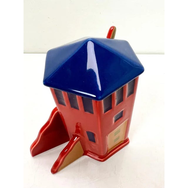 Ceramic Storage Jar by Heide Warlamis for Vienna Collection, 1980s For Sale - Image 7 of 13