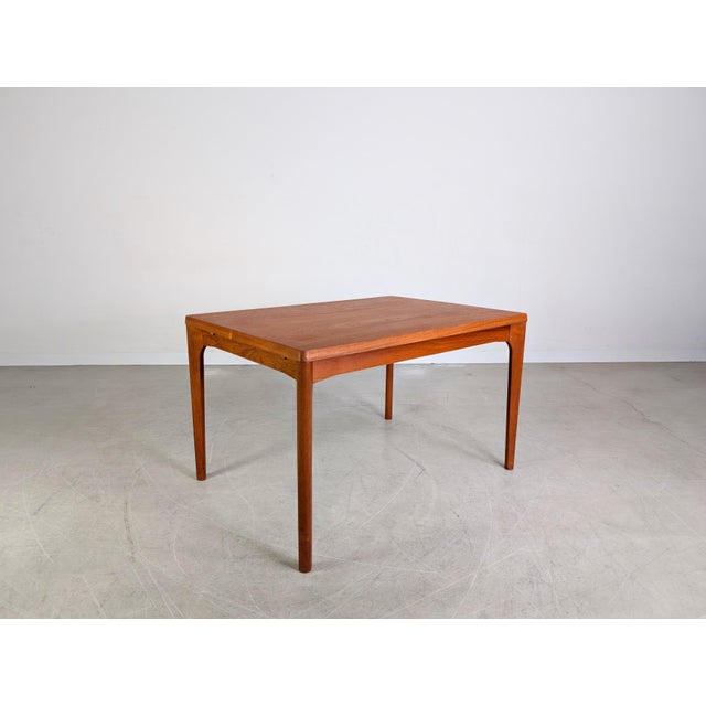 Vintage Extendable Dining Table in Teak by Henning Kjærnulf For Sale - Image 5 of 11