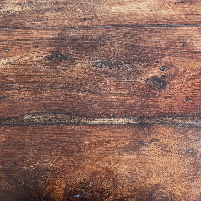 Brown Italian Modern Desk in Wood, 1980s For Sale - Image 8 of 18