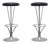 Danish Modern Bar Stools by Piet Hein for Fritz Hansen, 1960s, Set of 2 For Sale