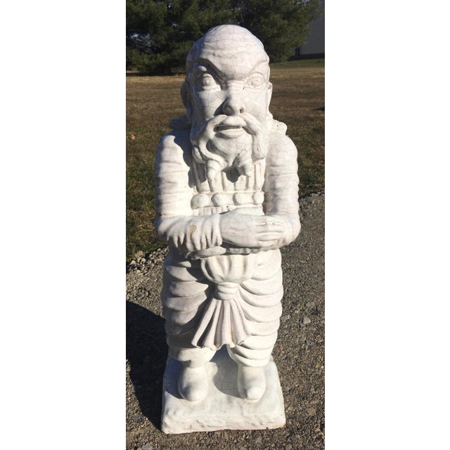 1970s Italian Terra Cotta Figurative Male Sculpture For Sale - Image 4 of 11