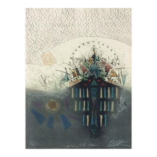 1985 Georges Dussau Invraisemblable Mémoire Signed Etching For Sale