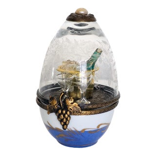 Vintage Limoges France La Gloriette Domed Egg Champagne For Sale