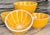 Late 20th Century Majolica Style Vintage Lemon Motif Bowls - Set of Four For Sale - Image 5 of 15