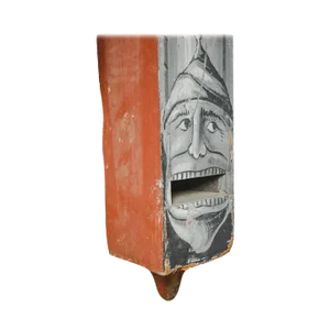 Very Large Whimsical Antique Wood Organ Pipe Case