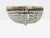 Neoclassical, Basket Flush Mount Ceiling Light, Bronze, Crystal, France, 20th C. For Sale - Image 11 of 14