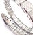 Bulgari Serpenti Viper White Gold Diamond Bangle Bracelet For Sale - Image 10 of 14