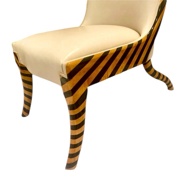 Tan Rose Tarlow Grisaille Leather Chair For Sale - Image 8 of 9