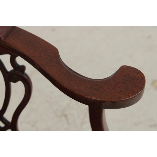 Southwood Ball & Claw Mahogany Corner Chair For Sale - Image 10 of 15