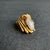 French Vintage 18k Gold Electroplate‎ Cocktail Ring Marquis Cut Cz Cubic Zirconia 6.5 For Sale - Image 3 of 12