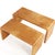 A Nesting Set of Two Parchment Coffee Tables in the Manner of Jean-Michel Frank For Sale In Philadelphia - Image 6 of 6