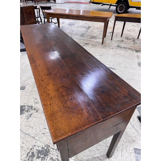 19th Century Georgian Oak Sideboard For Sale - Image 9 of 16