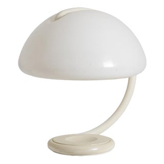 White Serpente Table Lamp by Elio Martinelli, 1960s For Sale