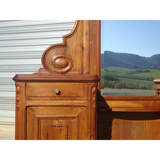 Vintage Walnut Dressing Table, 1950s For Sale - Image 4 of 18