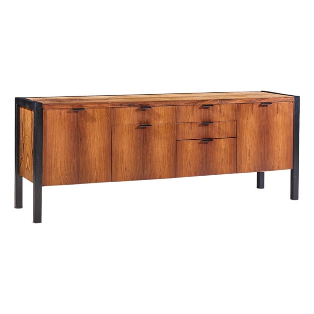 Herman Miller Mid Century Rosewood Credenza For Sale