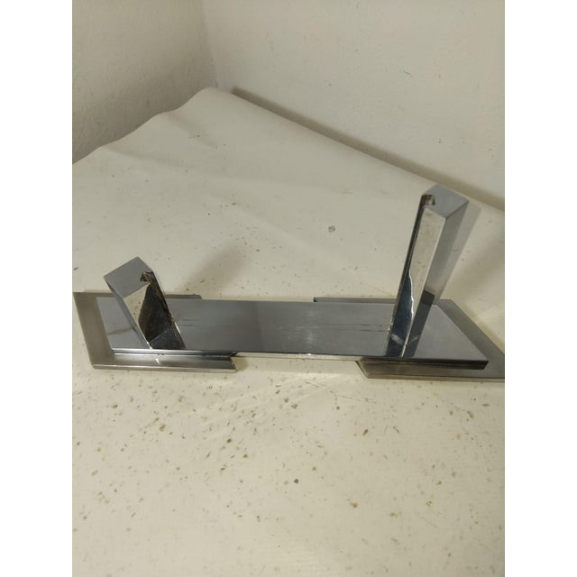 Metal Art Deco Table Photo Frame from Luigi Re Turino, Italy, 1940s For Sale - Image 7 of 10