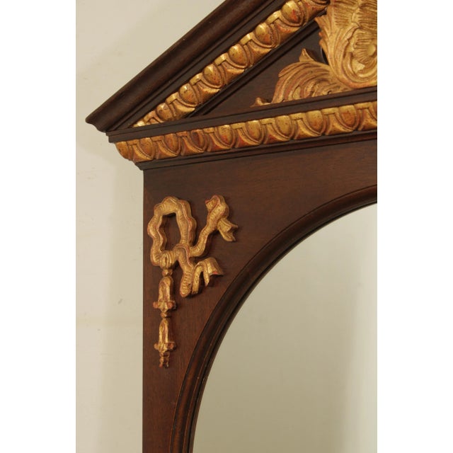 Late 20th Century Huffman Koos Labeled French Empire Style Vintage Wall Mirror For Sale - Image 5 of 13