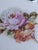 Victorian Vintage Victorian Hand Painted Porcelain Floral Twin Handled Vase For Sale - Image 3 of 13