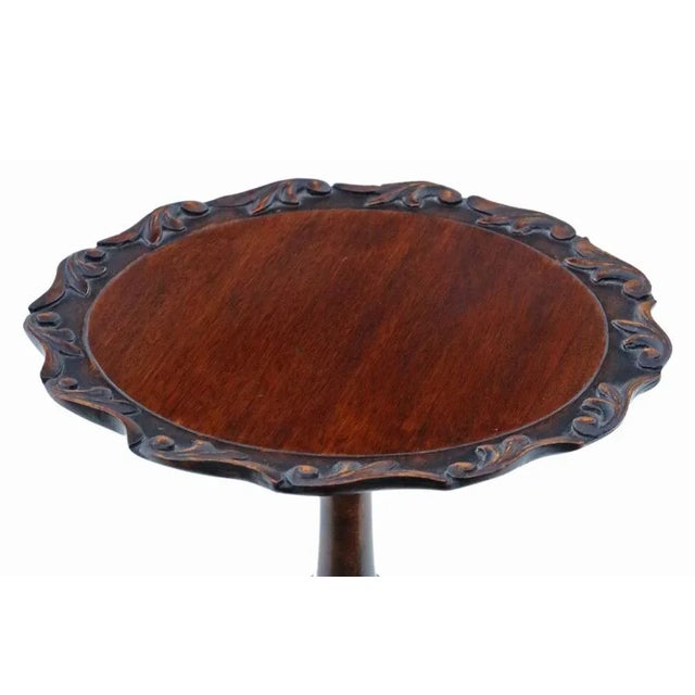 1910s Georgian Revival Side Table in Mahogany, 1910s For Sale - Image 5 of 6