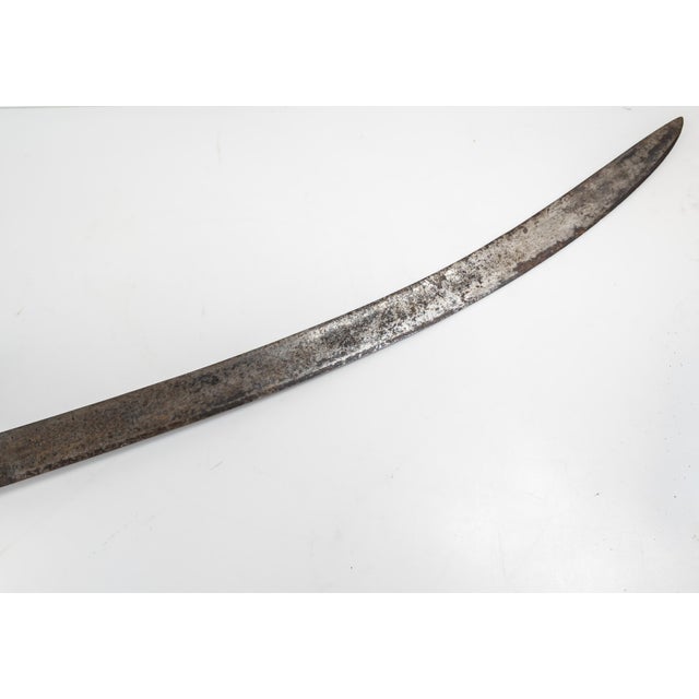 Indian 18th Century Indian Mughal Period Steel Tulwar Sword For Sale - Image 3 of 18